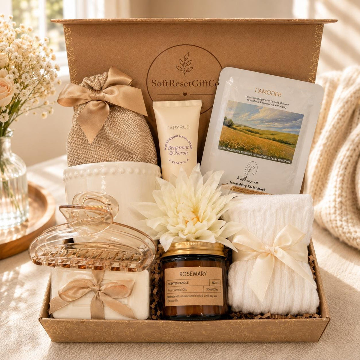 Cozy Self Care Birthday Spa Gift Box