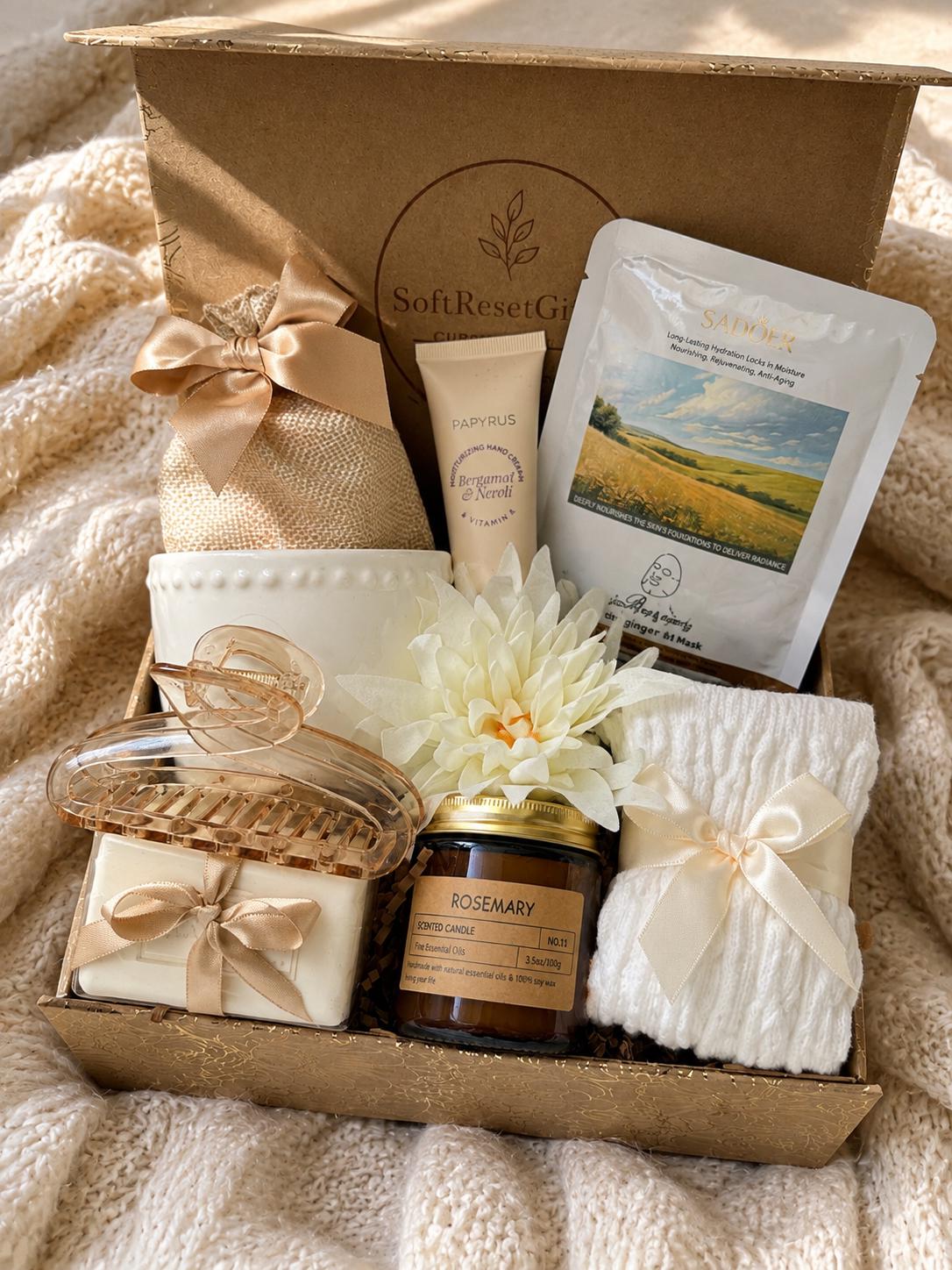 Cozy Self Care Birthday Spa Gift Box