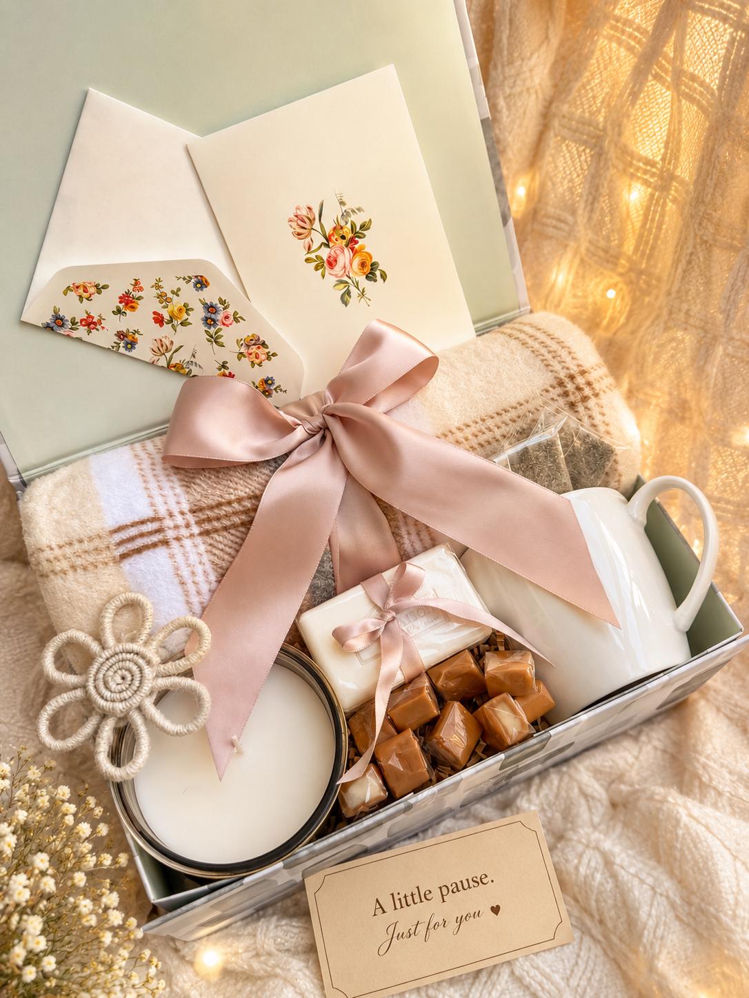 Almond Blossom Self Care Gift Box